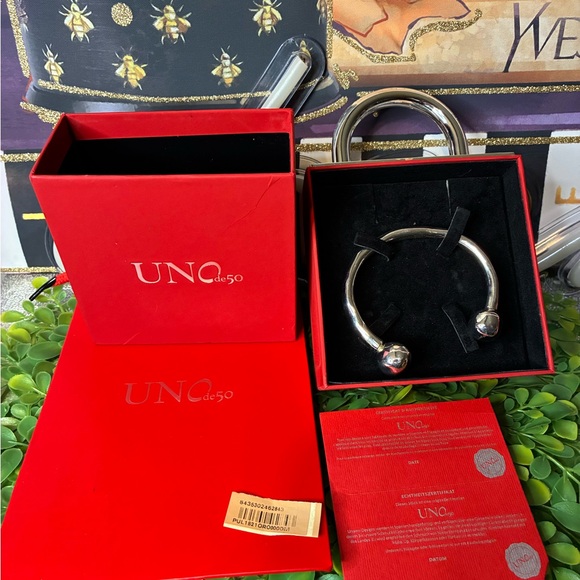 UNO de 50 Jewelry - UNOde50 Silver Bracelet with Box
